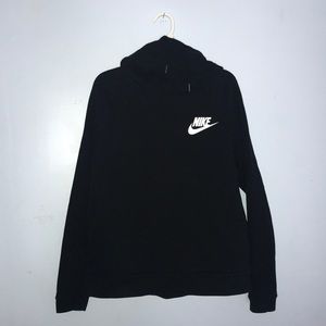 Black Nike Funnel Neck Hoodie